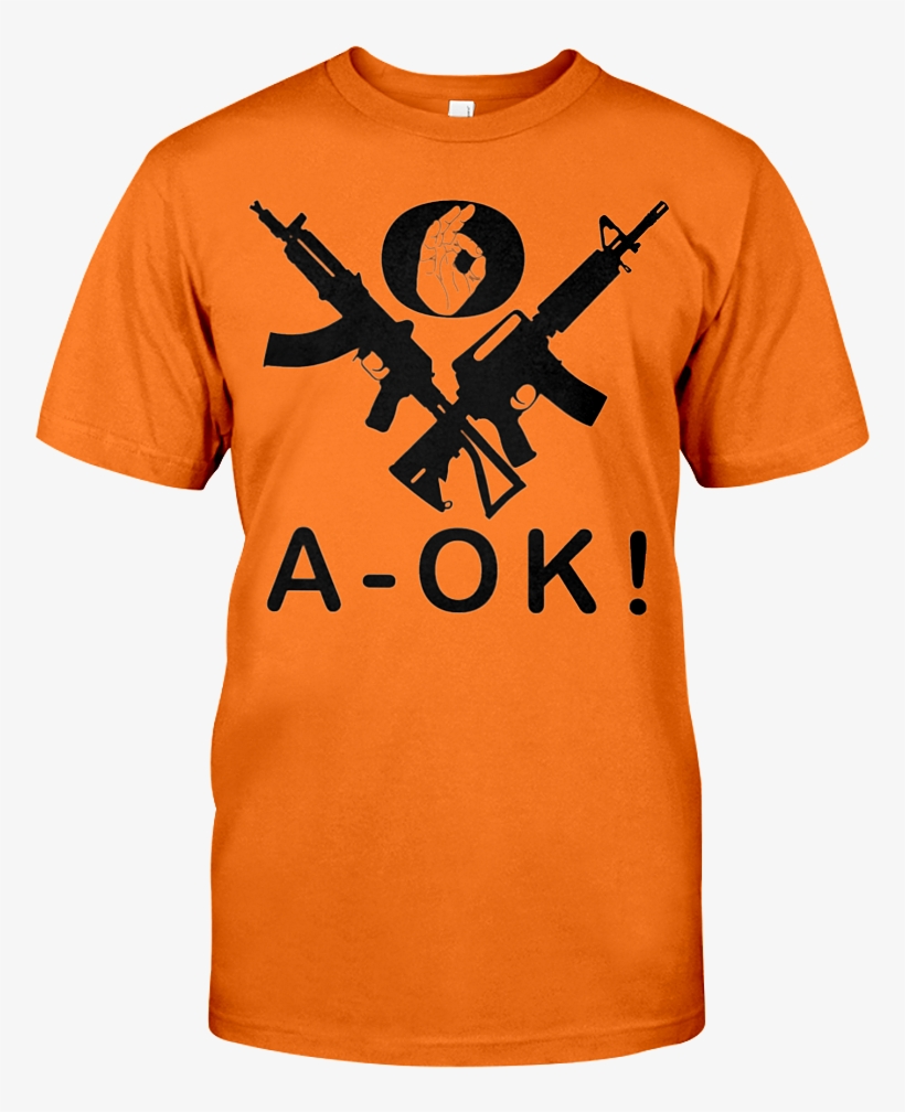 A Ok Hand Black Rifles Men's T Shirt - Hugs For Homers T Shirt, transparent png download