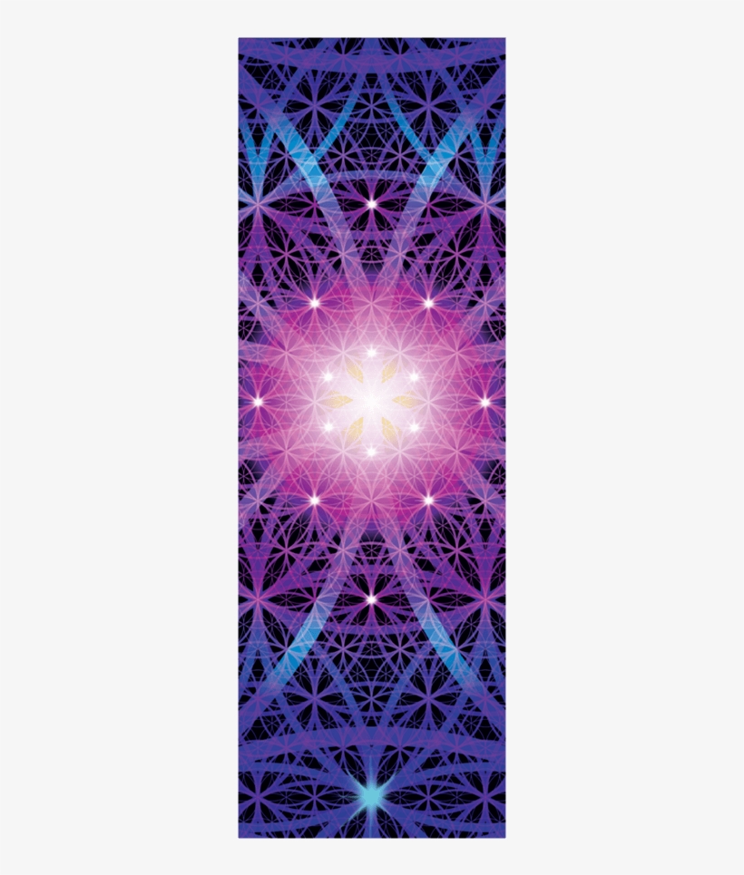 Sankalpa Flower Of Life Yoga Towel - Sankalpa Premium Yoga Towel - Flower Of Life, transparent png download