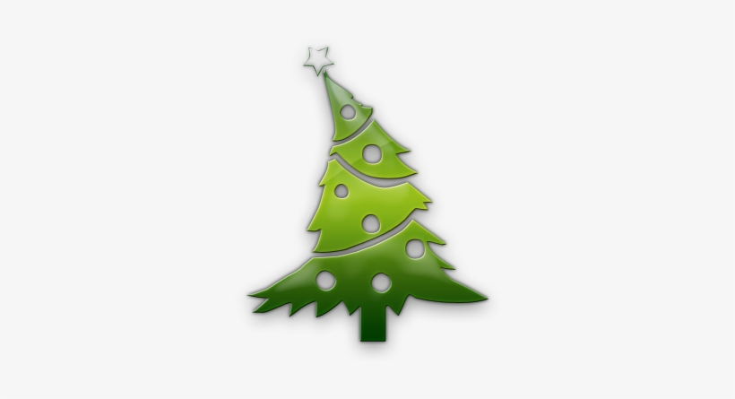 Free Christmas Tree Vector - Christmas Tree, transparent png download