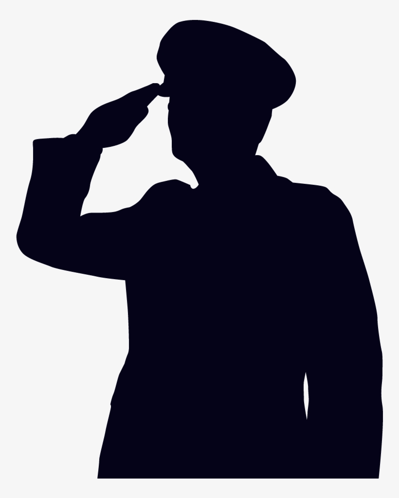 Soldiers Clipart Salute - Salute Clip Art, transparent png download