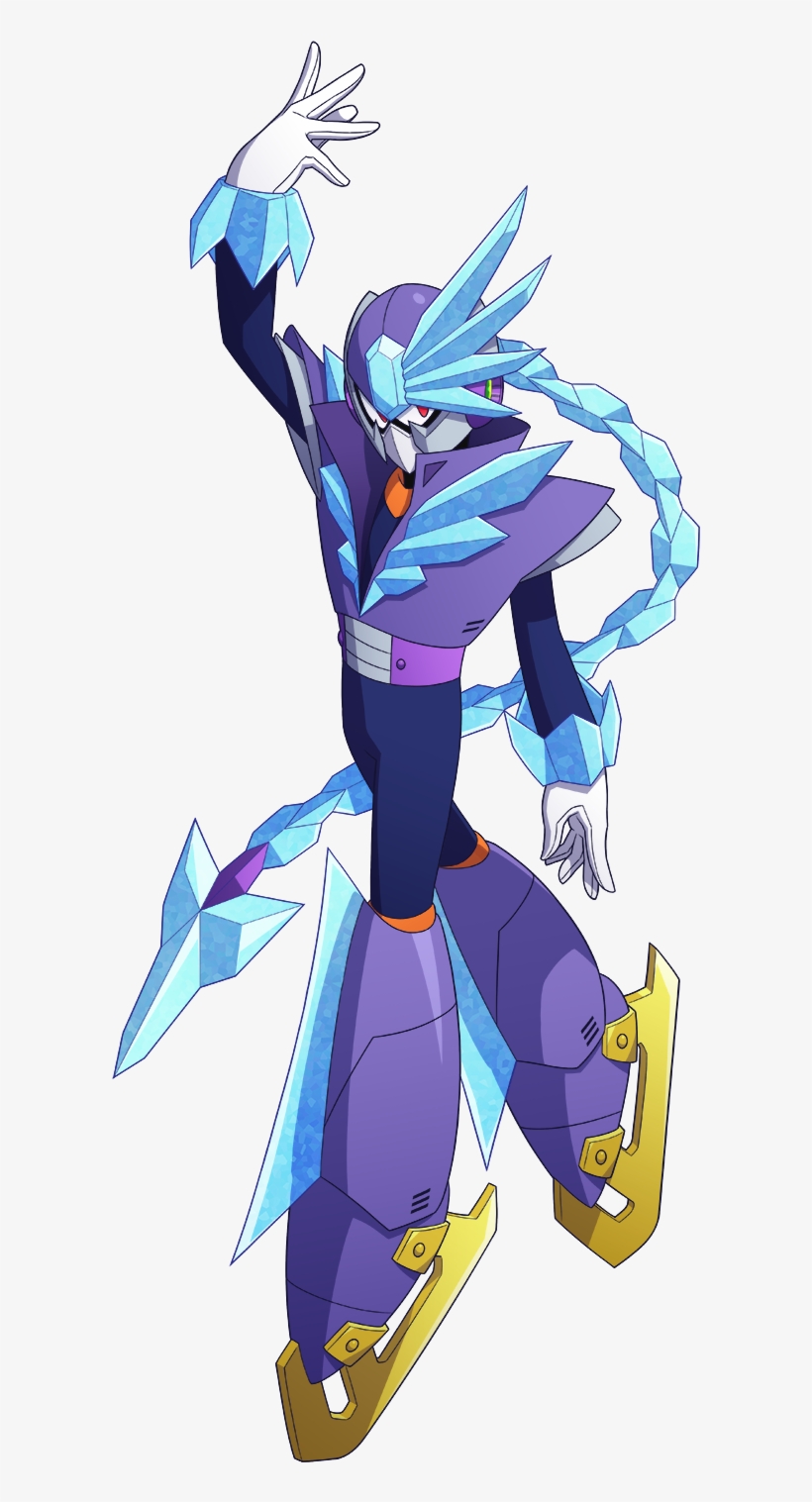 Mega Man 11 Fictional Character Cartoon Purple - Mega Man 11 Acid Man, transparent png download