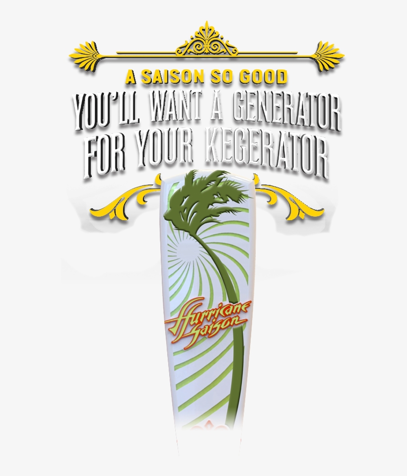 Hurricane Saison - New Orleans Lager & Ale (nola) Brewing, transparent png download