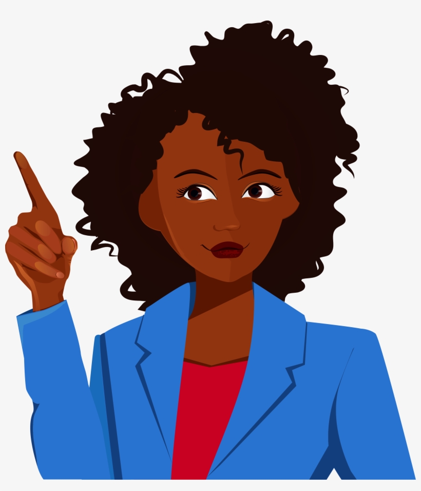 Women-hand - Afro - Illustration, transparent png download