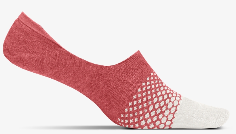 Women's Hidden Ombre Coral - Sock, transparent png download