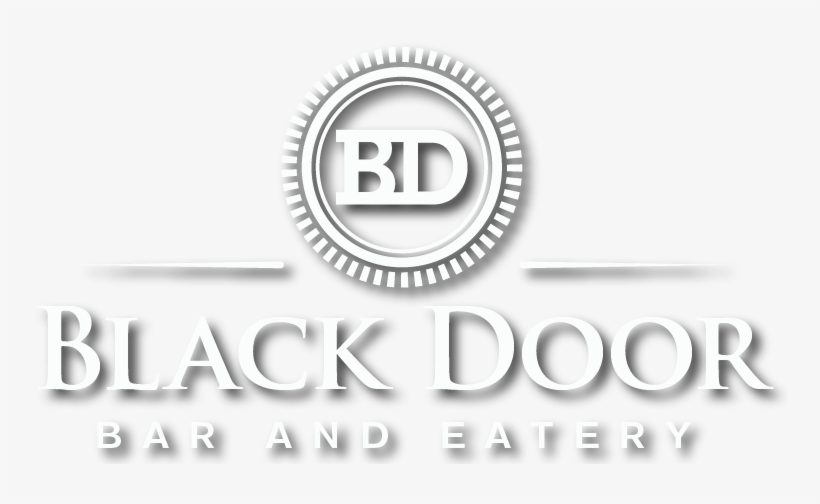 Black Door Logo - Black Door Bar And Eatery, transparent png download
