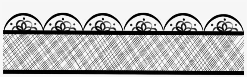 Lace Strip Png - Line Art, transparent png download