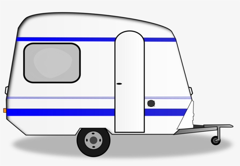 Teardrop Trailer Caravan Campervans Motorhome - Trailers Clipart, transparent png download