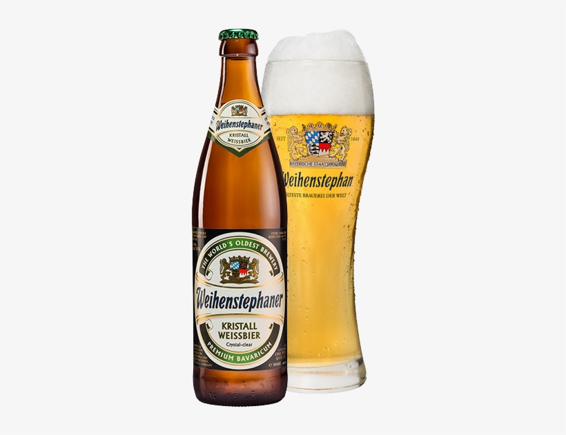 Kristallweissbier - Weihenstephan Kristall Weisse (1), transparent png download