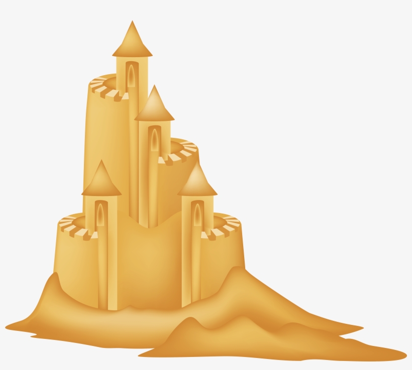 Sand Castle Clipart Png, transparent png download