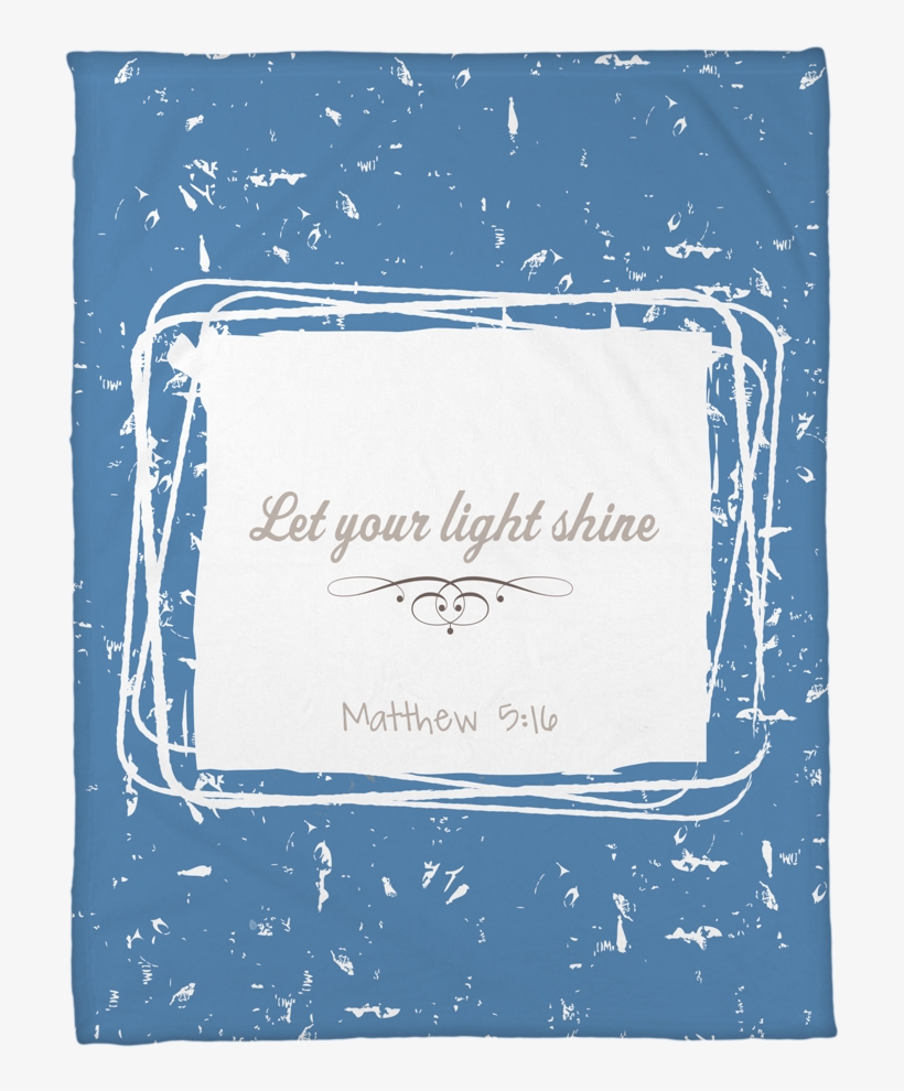 Let Your Light Shine Fleece Blanket - Bed Skirt, transparent png download