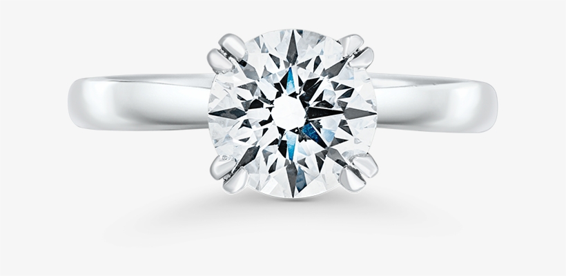 11 01 1806 Solitaire Engagement Ring - Engagement Ring, transparent png download