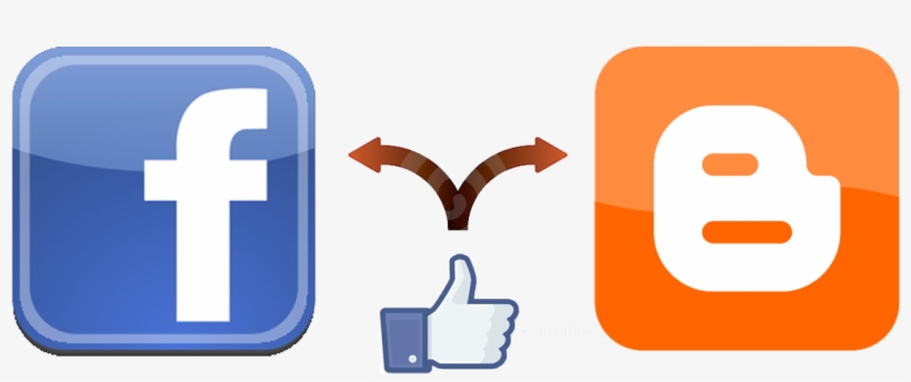 Logo Facebook Blogger Png, transparent png download
