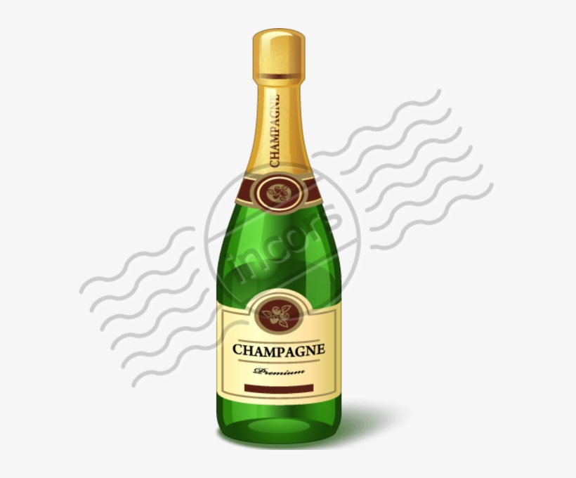 Champagne Bottle, transparent png download