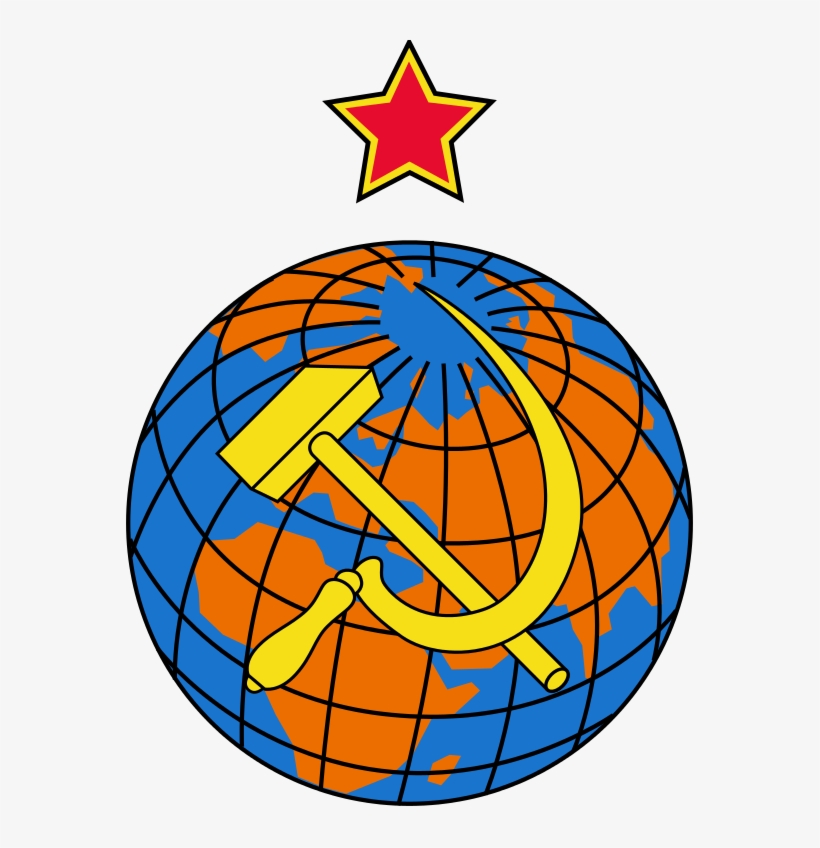 Soviet Hammer And Sickle And Earth - Soviet Hammer And Sickle, transparent png download