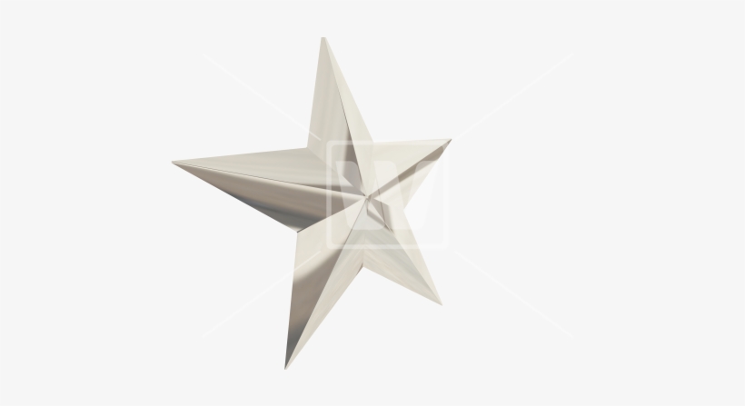 3d Chrome Star - Chrome Star Png, transparent png download