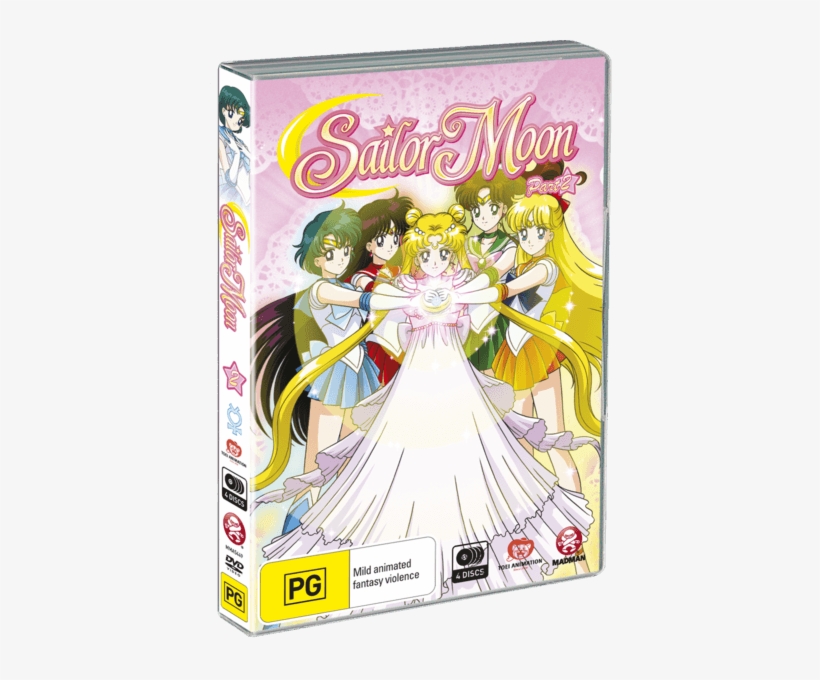 Sailor Moon Part Two Dvd Cover Art - Princess Serenity Sailor Venus, transparent png download