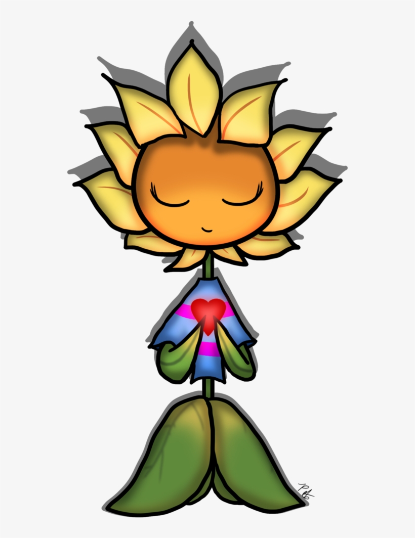 Sunrisk Sunflower And Frisk, transparent png download