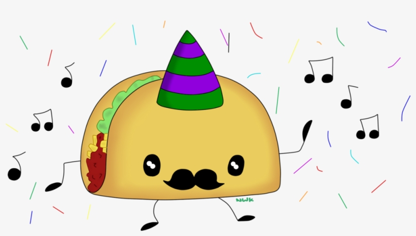 P] Dancing Taco By Sassaprass On Clipart Library - Cartoon Transparent Background Taco, transparent png download
