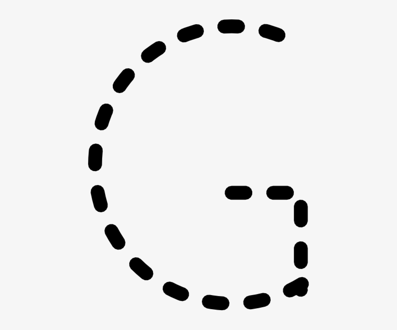Tracer Clipart - Letter G To Trace, transparent png download
