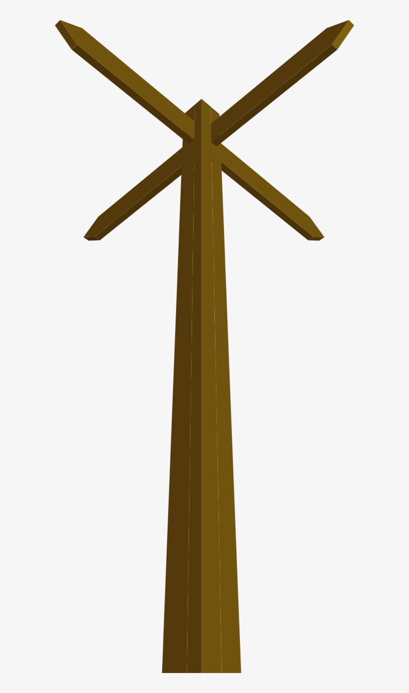 Wood Clipart Wooden Post - Wooden Post Clipart Png, transparent png download