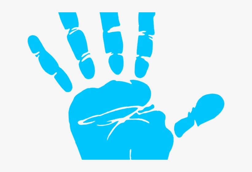 Free On Dumielauxepices Net Right - Clip Art Of Handprints, transparent png download