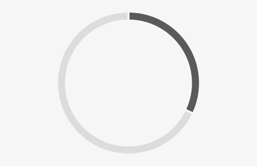 Pie-chart 00032 - Down Arrow Icon White, transparent png download