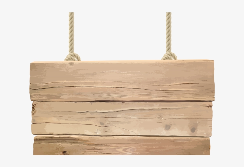 Signboard Clipart Rustic Wood Sign - Transparent Wooden Sign, transparent png download