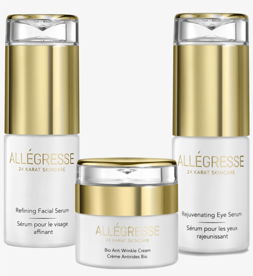 K Gold Png - Allegresse 24k Gold Silhouette Eye Cream, transparent png download