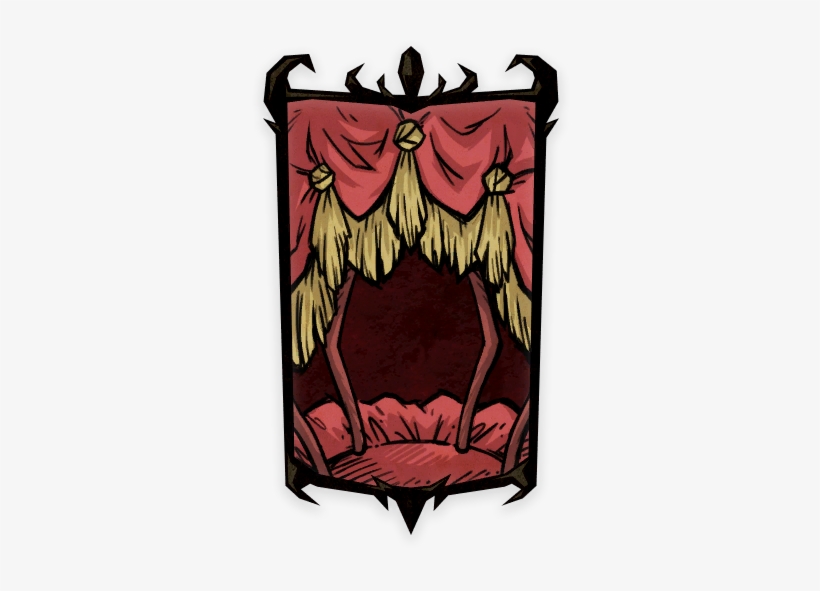 Resplendent Curtain Portrait Background - Don T Starve Gnaw, transparent png download