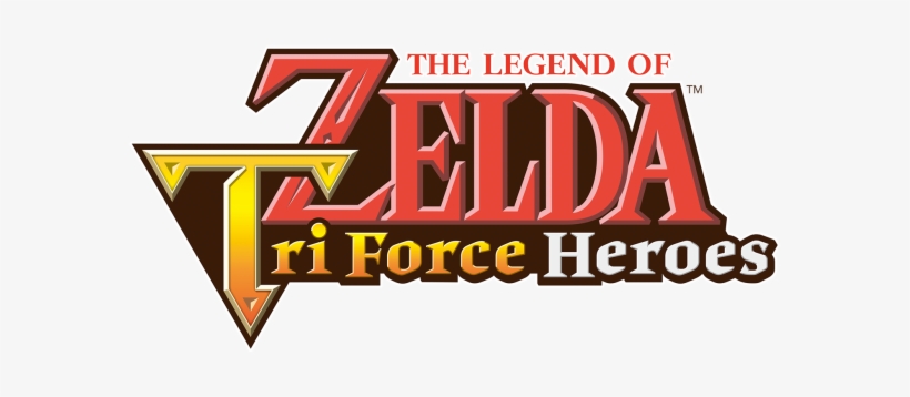 The Legend Of Zelda - Tri Force Heroes Logo Png, transparent png download