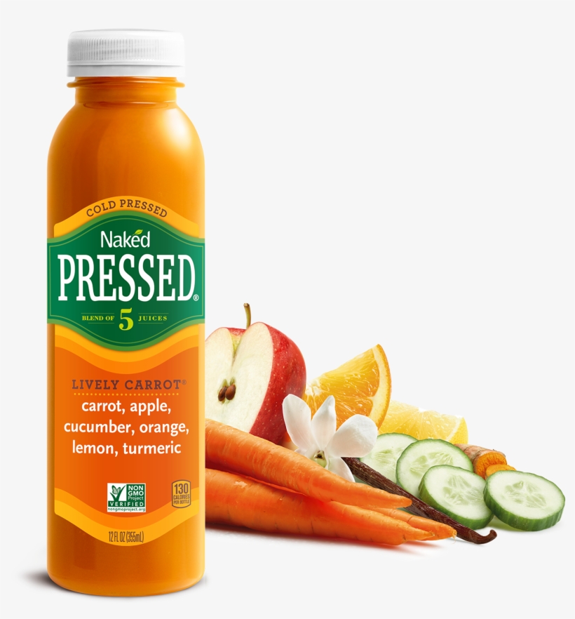 Naked Pressed Hearty Greens Juice - 12 Fl Oz Bottle, transparent png download