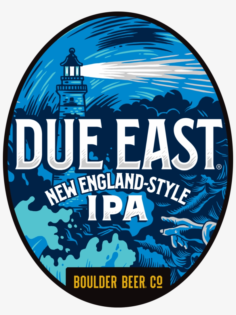 4 Boulder Beer Due East Oval - Boulder Beer Due East Ipa, transparent png download