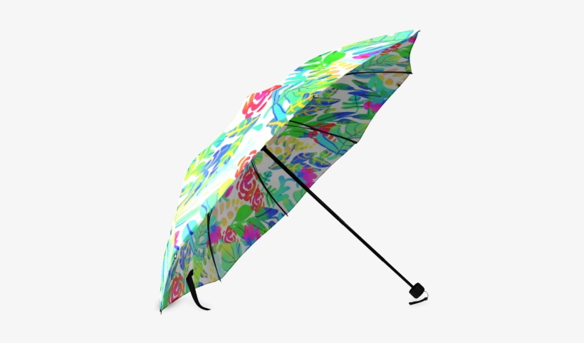 Cute Tropical Watercolor Flowers Foldable Umbrella - Mandala Lace Ornamental Pattern Foldable Umbrella 8, transparent png download