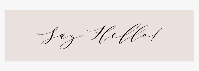 Sayhello - Photography, transparent png download
