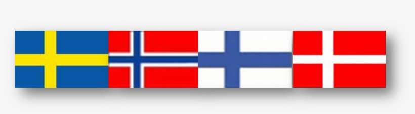 Benchmarks, 2016 Nordic Flags - Nordic Countries Flags Png, transparent png download