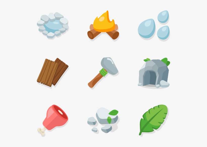 Stone Age 20 Icons - Icon, transparent png download