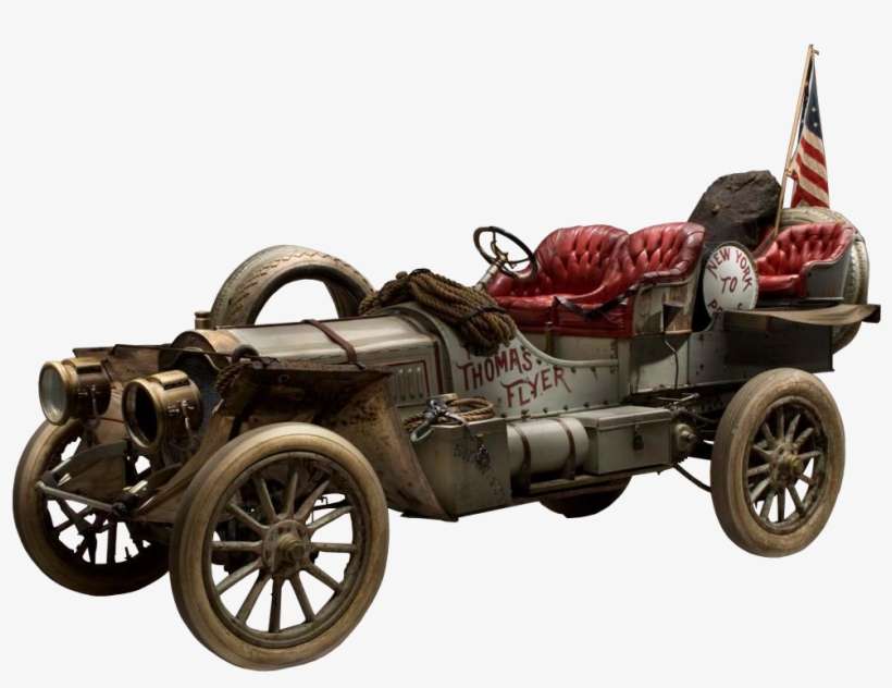 1907 Thomas Flyer From The 1908 New York To Paris Race - New York City, transparent png download