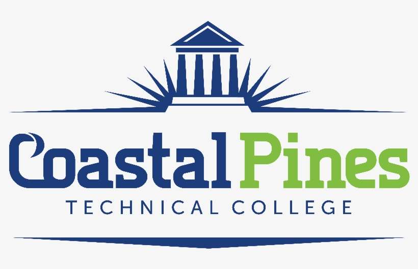 Cp Final Building Logo 2color-01 - Coastal Pines Technical College Logo, transparent png download