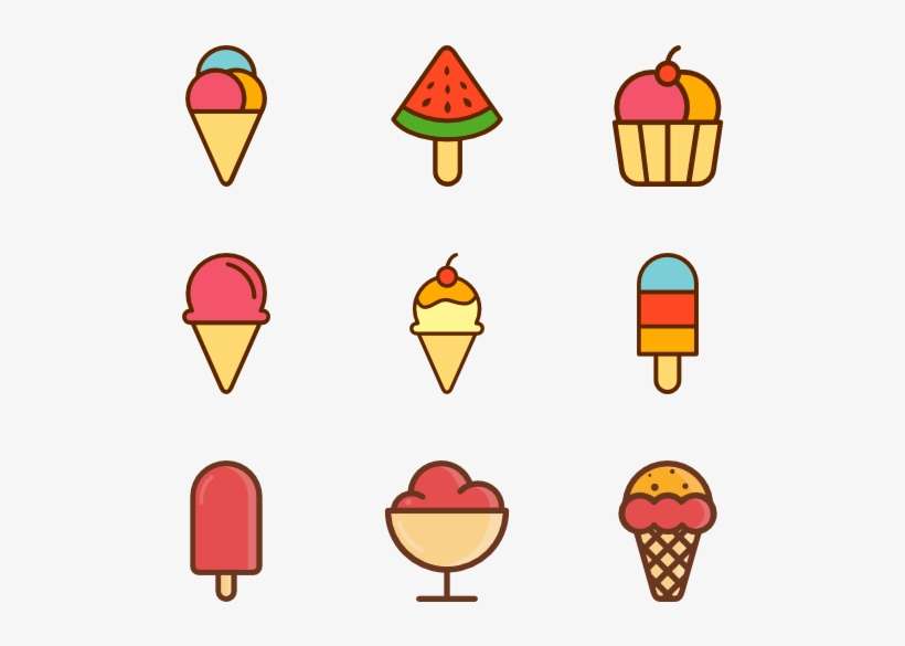 Ice Cream 32 Icons - Icon, transparent png download