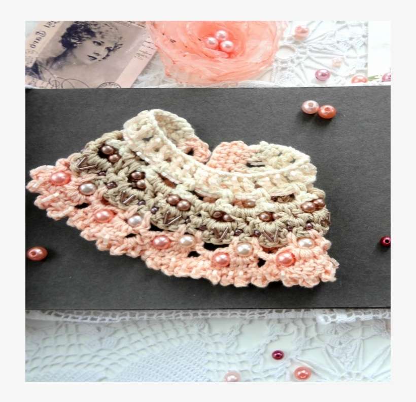 Picture Of Shabby Chic Cuff - Doily, transparent png download