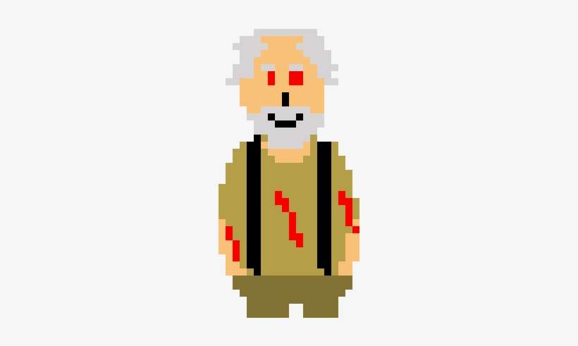 Yo Bald Headed Granny - Pixel Art, transparent png download