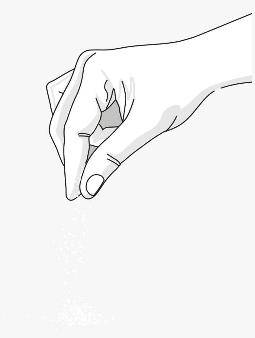 Ponle Sal A La Vida - Mano Con Sal Png, transparent png download