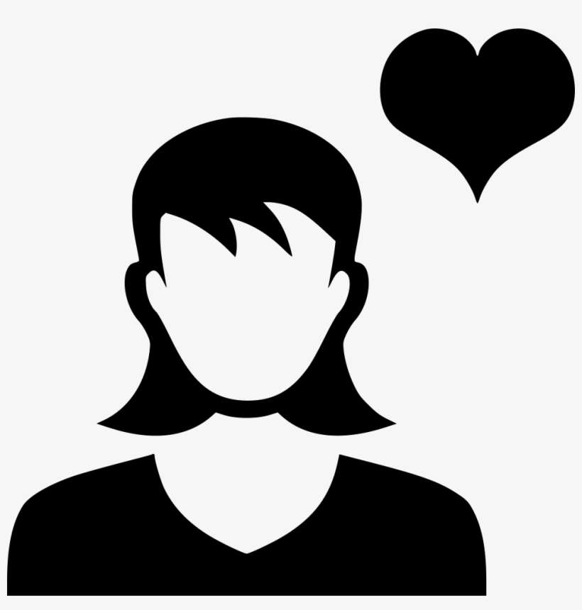 Female Love Like Favorite Friend Comments - Love Icon Png Friend, transparent png download