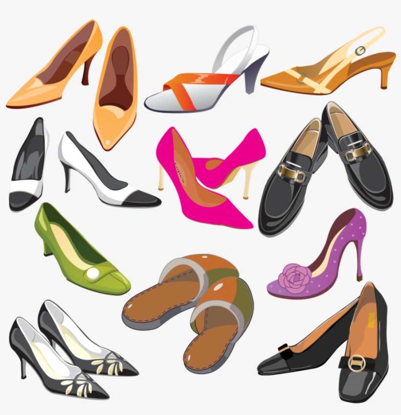 Download Shoes Vector Free Clipart High-heeled Shoe - Shoes Vector Free, transparent png download