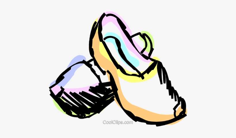 Wooden Shoes Royalty Free Vector Clip Art Illustration - Vector Graphics, transparent png download