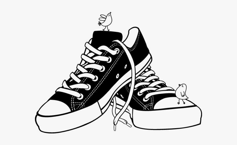 Vinilo Decorativo Retro Shoes - Pair Of Shoes Clip Art, transparent png download