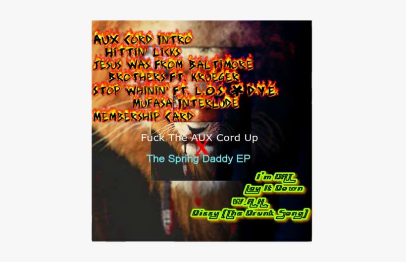 Fuck The Aux Cord Up X The Spring Daddy Ep - Poster, transparent png download
