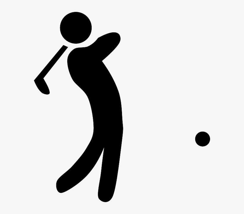 Golf Silhouette Clip Art N3 - Golf Addict Shower Curtain, transparent png download