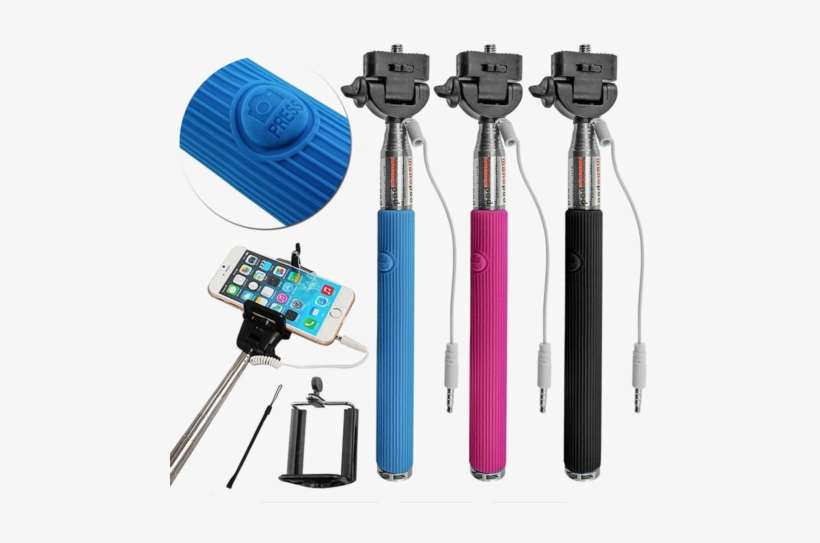 Waloo Snap Selfie Stick Monopod With Aux Cable Attachment - Palo Selfie Con Cable, transparent png download