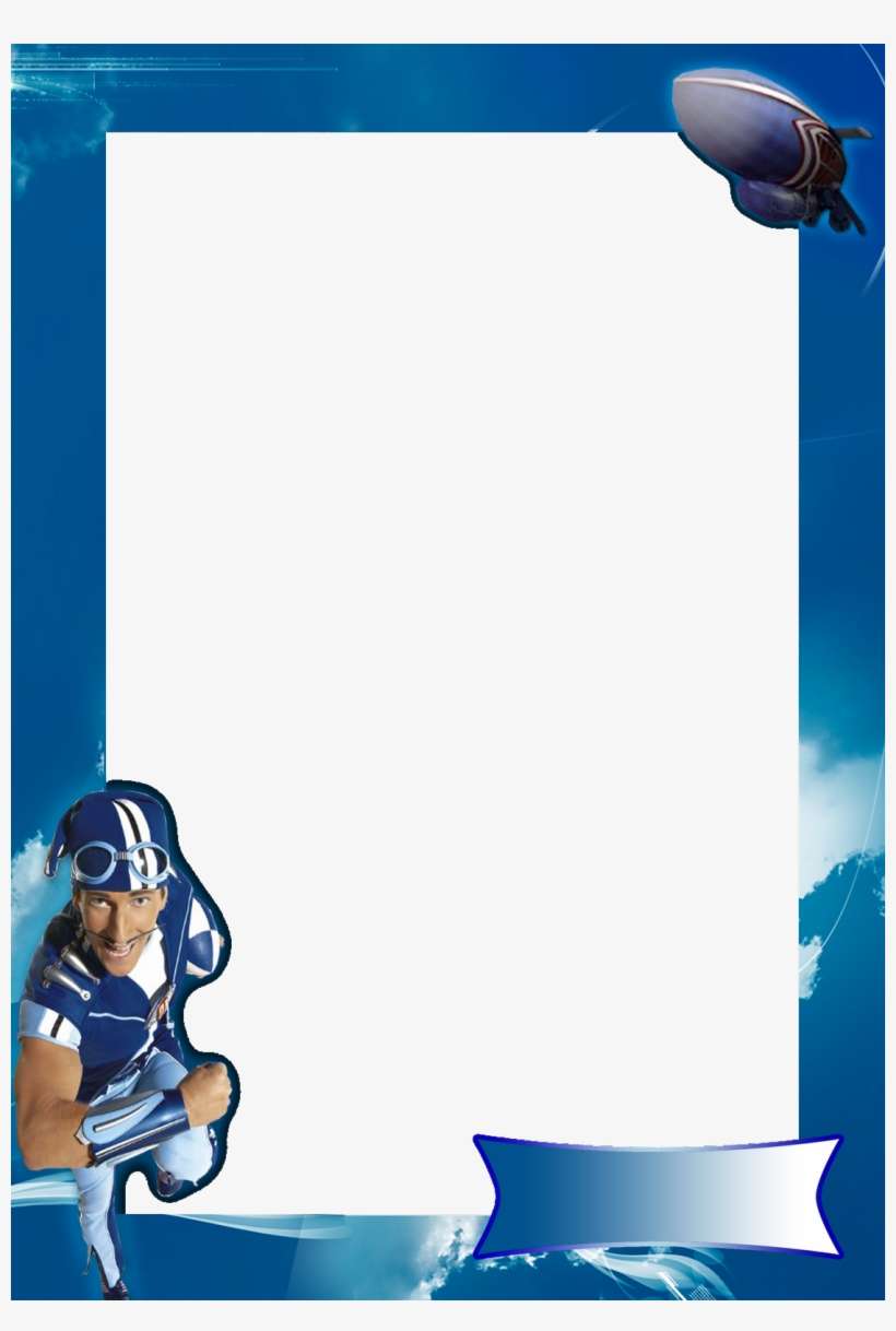 Marcos Para Photoshop - Invitaciones De Lazy Town Gratis, transparent png download